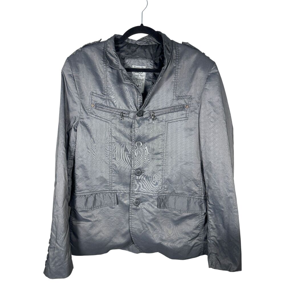 RNT23 London Liberty or Death Moto Grunge Urban Lightweight Jacket Men's XXL